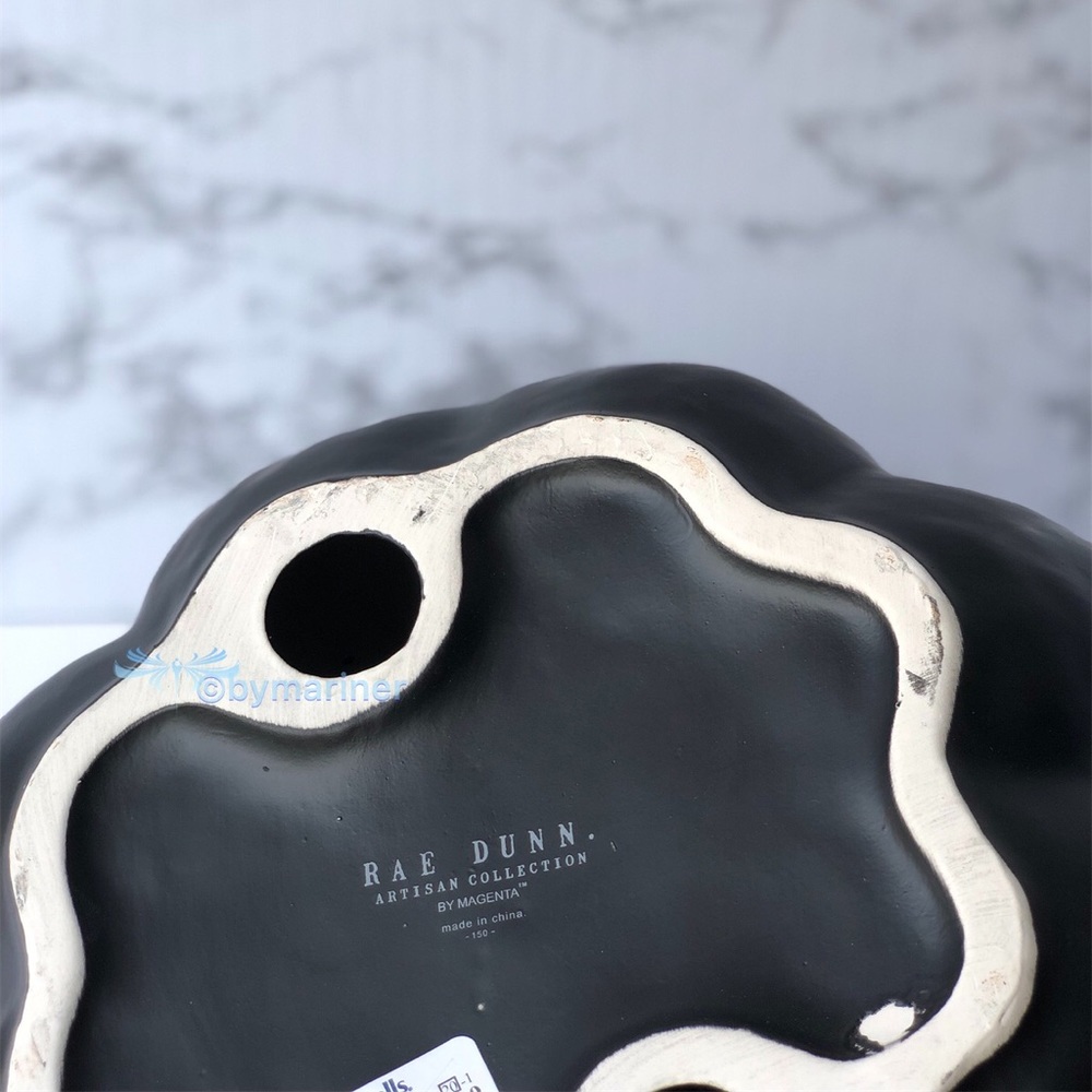 đ Rae Dunn Spooky Pumpkin Matte Black Largest - Picture 6 of 6